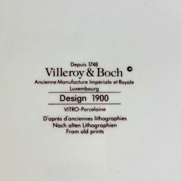 Villeroy & Boch design 1900 plate - Picture 3 of 3